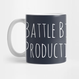 Battle Bird Productions logo (white) Mug